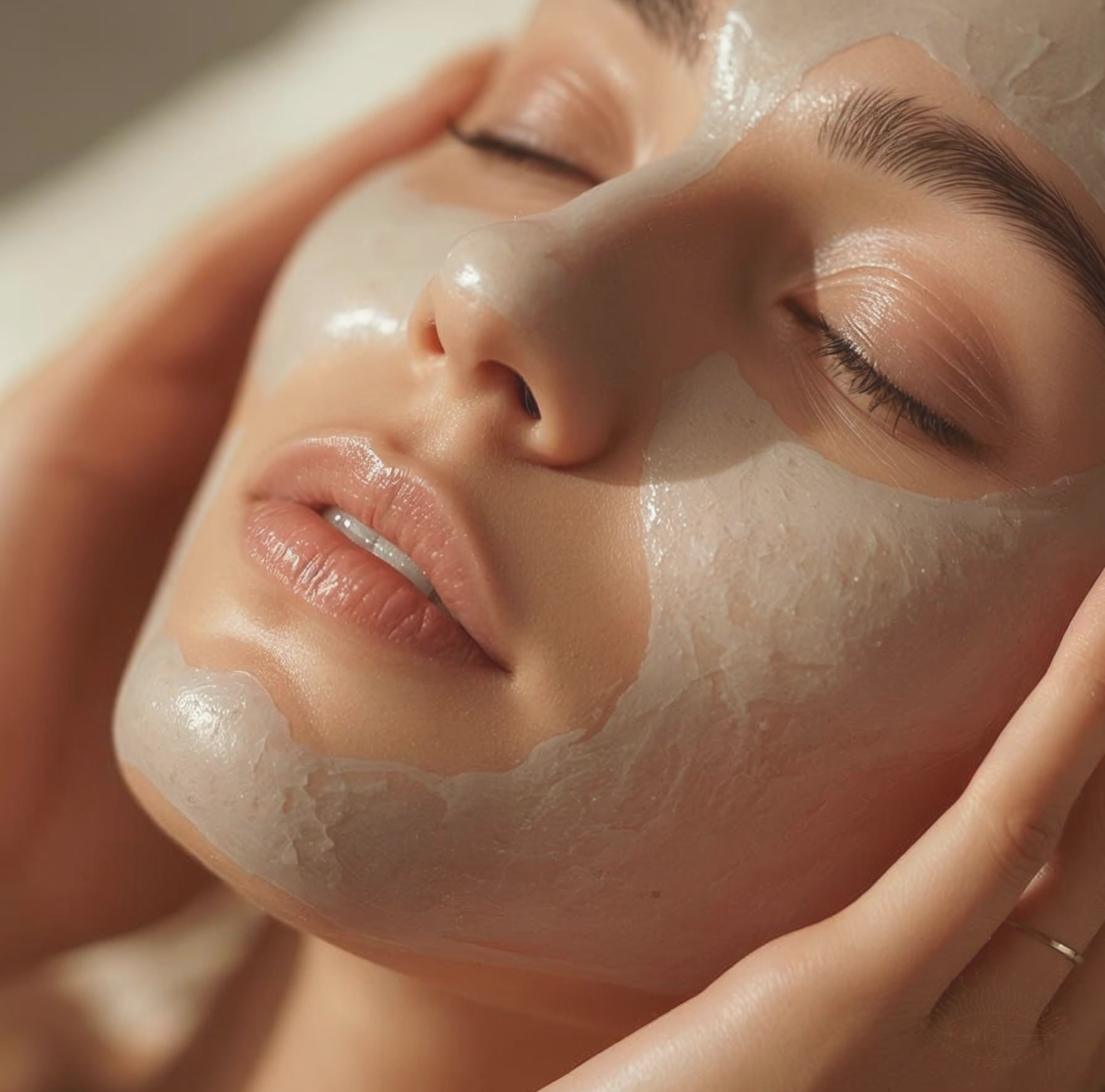 Luxury face mask treatment at Shasta Destination Skin in Coral Gables, Miami. Designed to deeply hydrate, restore radiance, and support healthy glowing skin through personalized holistic skincare.