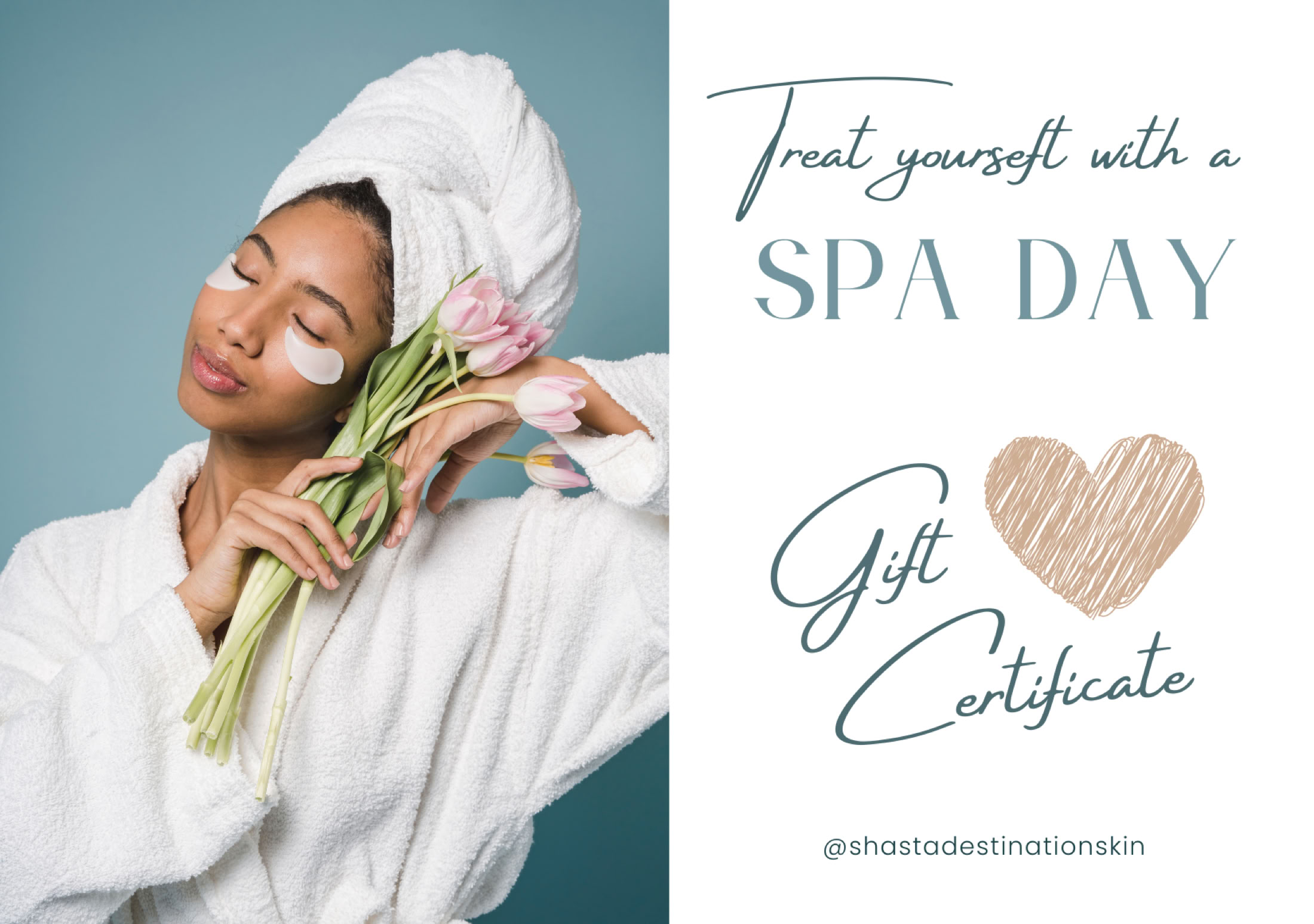Give more than a gift. Offer a moment of renewal, balance, and personalized care through the holistic wellness experiences of Shasta Destination Skin.